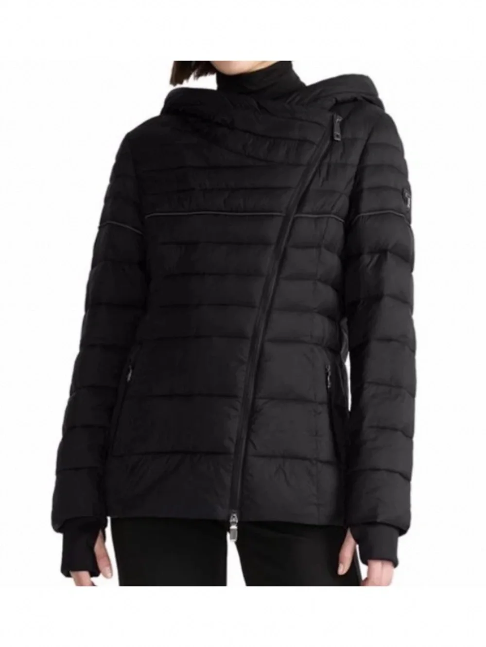 TUMI Women’s Quilted Midweight Puffer Coat Black Size XL - NWT